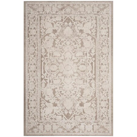 Safavieh Reflection Power Loomed Medium Rectangle Area Rug Beige & Cream - 5 ft.-1 in. x 7 ft.-6 in. RFT665A-5